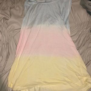 American Eagle Ombré Color Block Tank